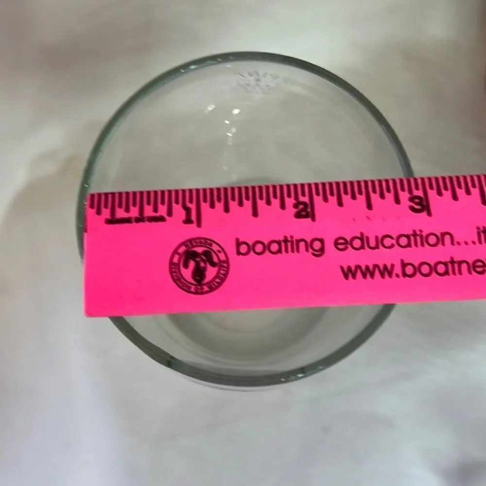HSB Bitter Beer Glass Clear Pint 16 Oz 3 In Round 6 1/4 Tall  Brewers Ales Bar